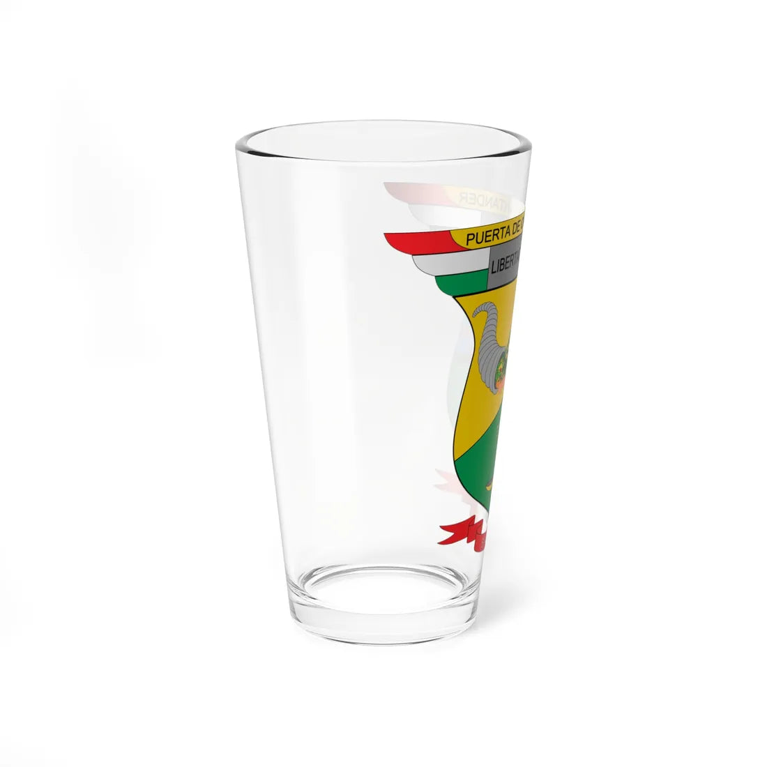 Escudo de Barbosa Santander (Colombia) (Coat of Arms) Pint Glass 16oz - Go Mug Yourself