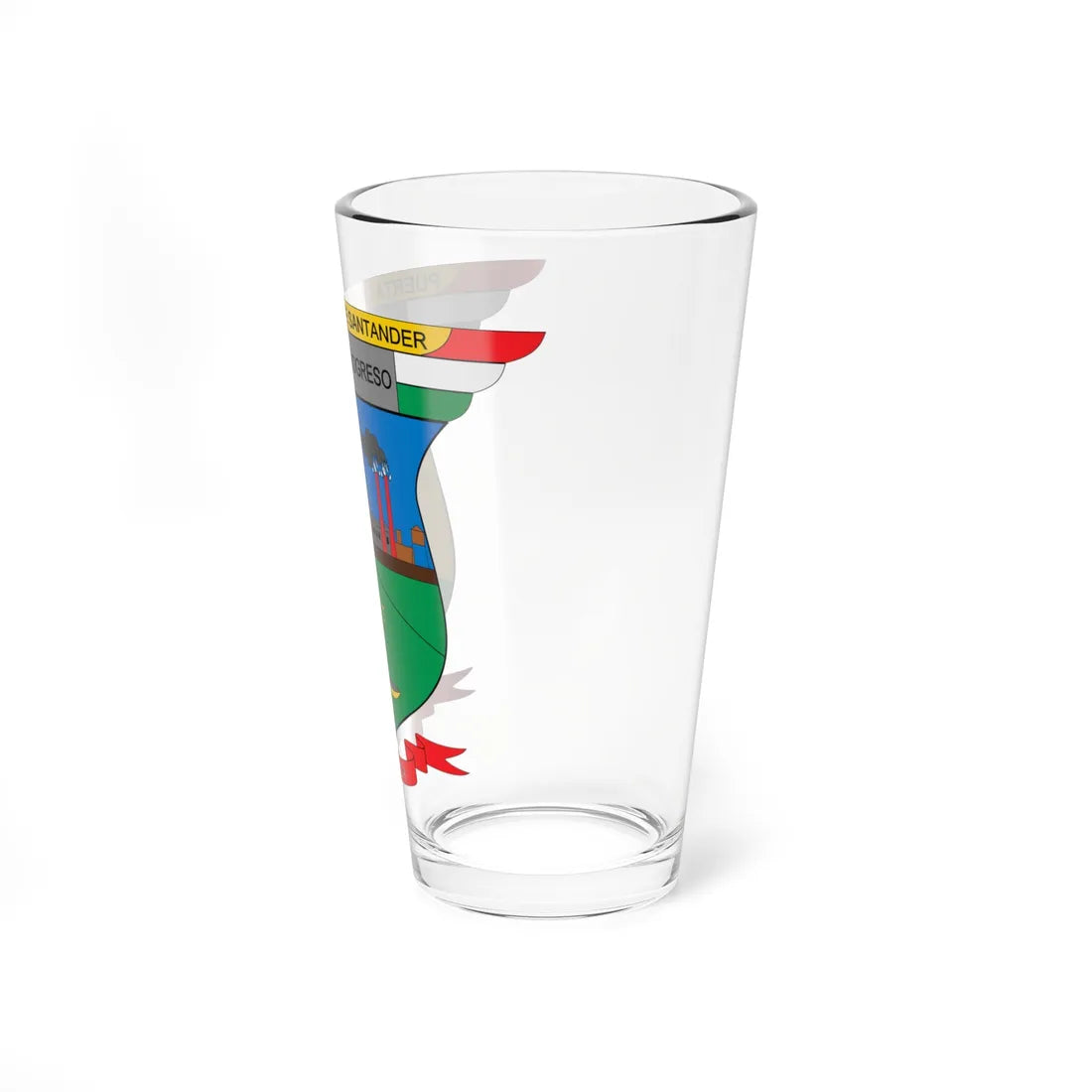 Escudo de Barbosa Santander (Colombia) (Coat of Arms) Pint Glass 16oz - Go Mug Yourself