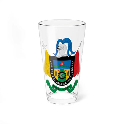 Escudo de Barrancabermeja (Colombia) (Coat of Arms) Pint Glass 16oz 16oz - Go Mug Yourself