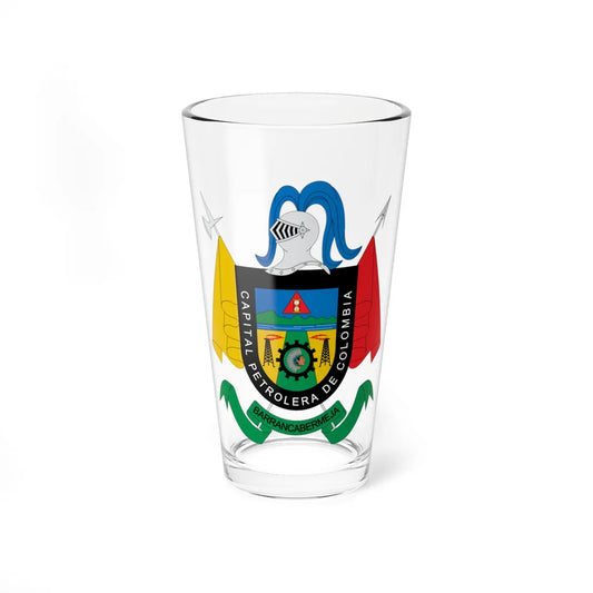 Escudo de Barrancabermeja (Colombia) (Coat of Arms) Pint Glass 16oz 16oz - Go Mug Yourself