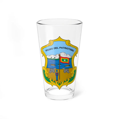 Escudo de Barranquilla (Colombia) (Coat of Arms) Pint Glass 16oz 16oz - Go Mug Yourself