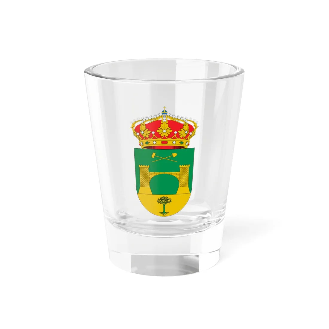 Escudo de Beires (Spain) (Coat of Arms) Shot Glass 1.5oz 1.5oz - Go Mug Yourself