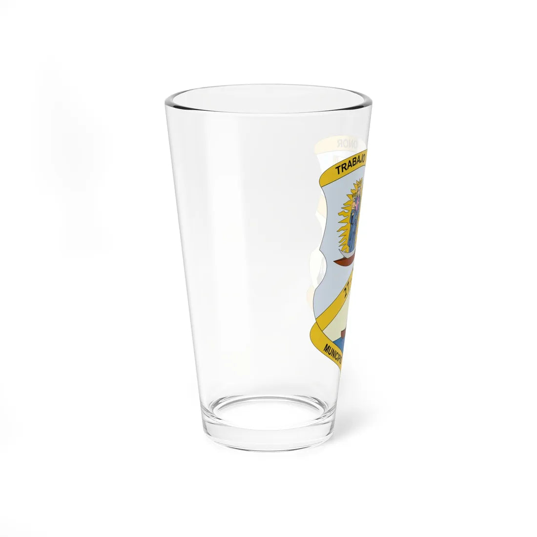 Escudo de Beltrán - Cundinamarca (Colombia) (Coat of Arms) Pint Glass 16oz - Go Mug Yourself