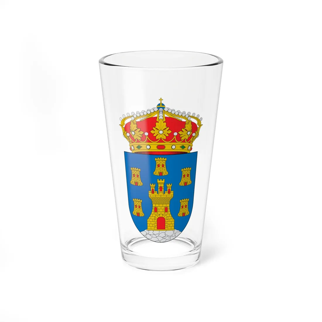 Escudo de Benahavís (Spain) (Coat of Arms) Pint Glass 16oz 16oz - Go Mug Yourself