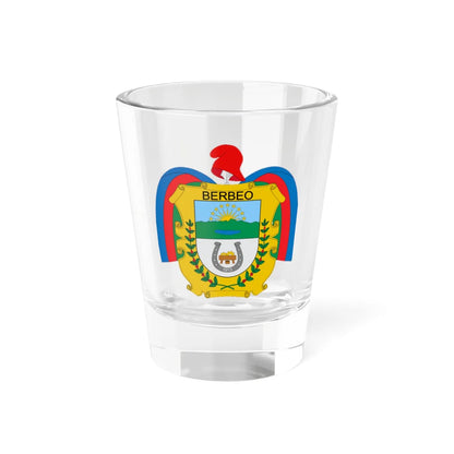 Escudo de Berbeo Boyacá (Colombia) (Coat of Arms) Shot Glass 1.5oz 1.5oz - Go Mug Yourself