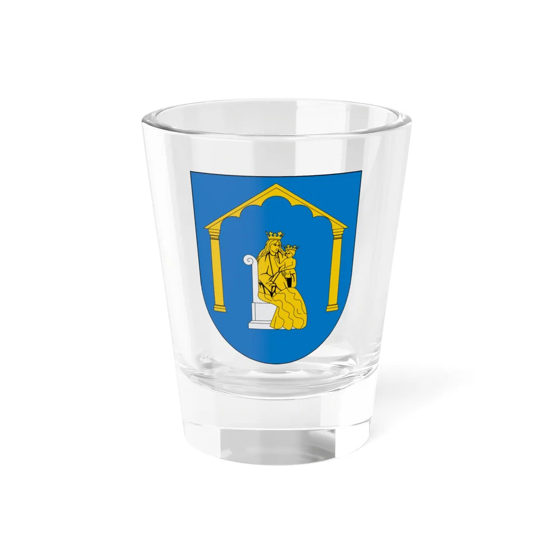 Escudo de Berbinzana (Spain) (Coat of Arms) Shot Glass 1.5oz 1.5oz - Go Mug Yourself