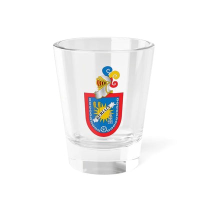 Escudo de Beriáin con casco (Spain) (Coat of Arms) Shot Glass 1.5oz 1.5oz - Go Mug Yourself