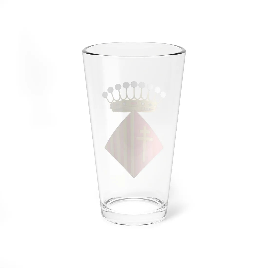 Escudo de Besalú (Spain) (Coat of Arms) Pint Glass 16oz - Go Mug Yourself