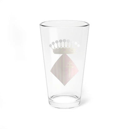 Escudo de Besalú (Spain) (Coat of Arms) Pint Glass 16oz - Go Mug Yourself