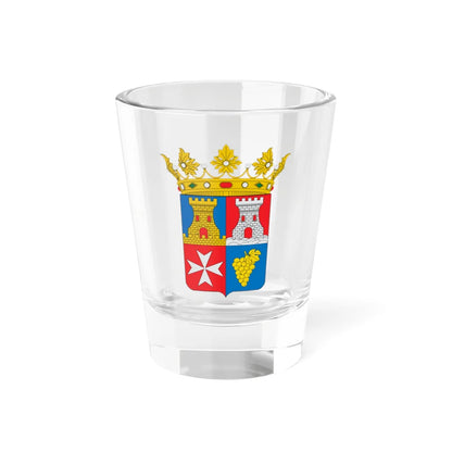 Escudo de Binéfar (Spain) (Coat of Arms) Shot Glass 1.5oz 1.5oz - Go Mug Yourself