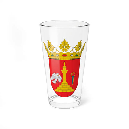 Escudo de Bisimbre (Spain) (Coat of Arms) Pint Glass 16oz 16oz - Go Mug Yourself