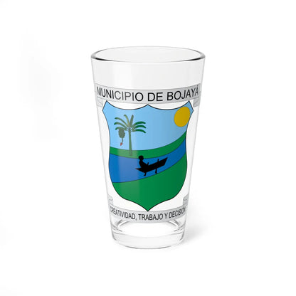 Escudo de Bojayá-Bellavista (Colombia) (Coat of Arms) Pint Glass 16oz 16oz - Go Mug Yourself