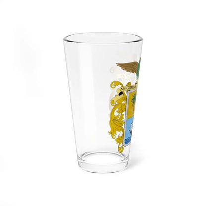 Escudo de Bolívar Colombia (Colombia) (Coat of Arms) Pint Glass 16oz - Go Mug Yourself
