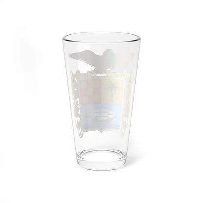 Escudo de Bolívar Colombia (Colombia) (Coat of Arms) Pint Glass 16oz - Go Mug Yourself