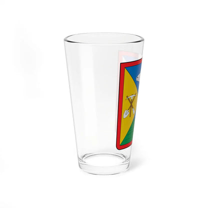 Escudo de Bolívar Valle del Cauca (Colombia) (Coat of Arms) Pint Glass 16oz - Go Mug Yourself