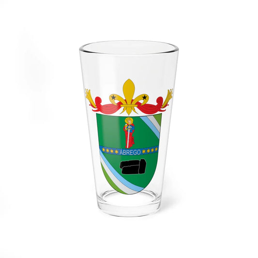 Escudo de Ábrego Norte de Santander (Colombia) (Coat of Arms) Pint Glass 16oz 16oz - Go Mug Yourself