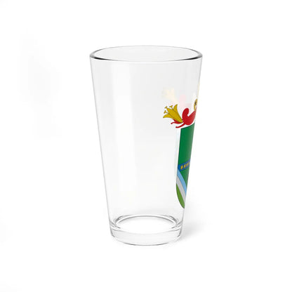 Escudo de Ábrego Norte de Santander (Colombia) (Coat of Arms) Pint Glass 16oz - Go Mug Yourself