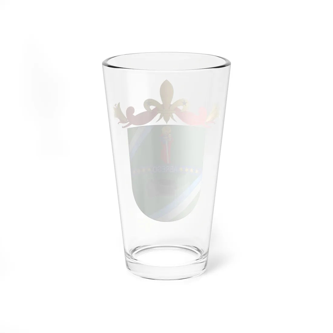 Escudo de Ábrego Norte de Santander (Colombia) (Coat of Arms) Pint Glass 16oz - Go Mug Yourself