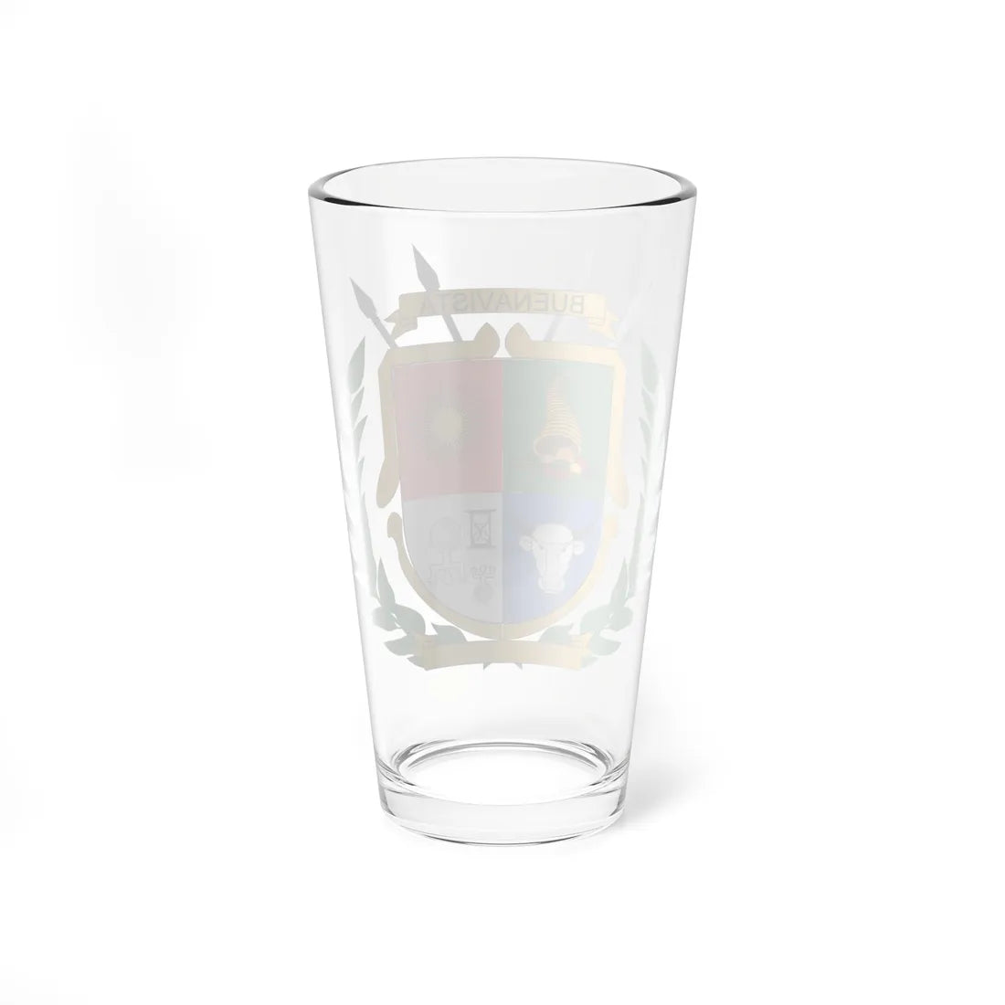 Escudo de Buenavista Boyacá (Colombia) (Coat of Arms) Pint Glass 16oz - Go Mug Yourself