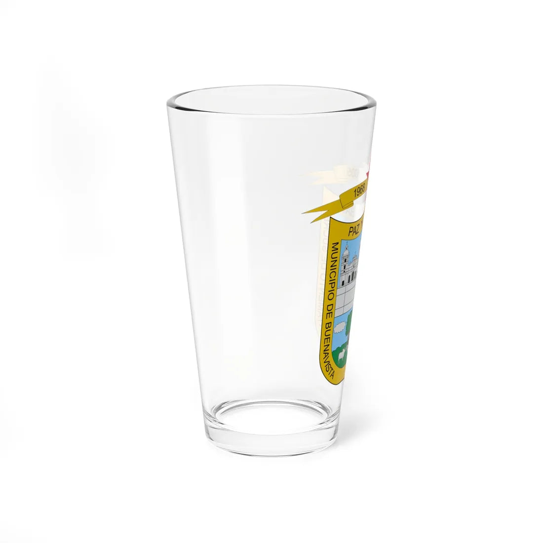 Escudo de Buenavista Sucre (Colombia) (Coat of Arms) Pint Glass 16oz - Go Mug Yourself