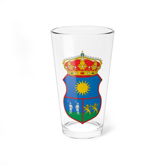 Escudo de Buga Valle del Cauca (Colombia) (Coat of Arms) Pint Glass 16oz 16oz - Go Mug Yourself
