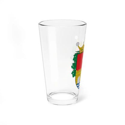Escudo de Buin (Chile) (Coat of Arms) Pint Glass 16oz - Go Mug Yourself