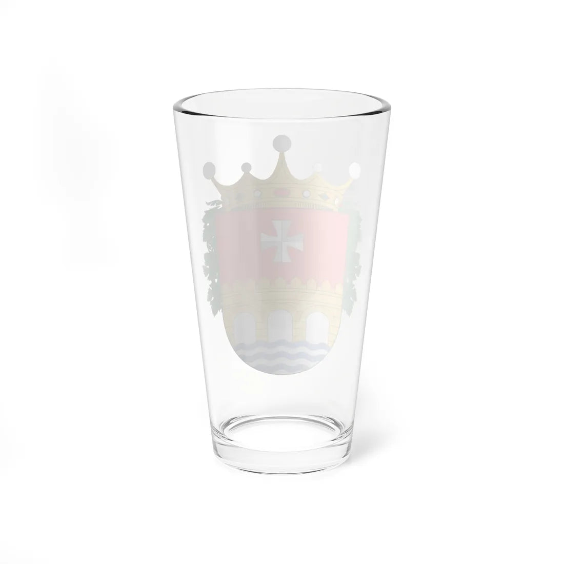 Escudo de Buin (Chile) (Coat of Arms) Pint Glass 16oz - Go Mug Yourself
