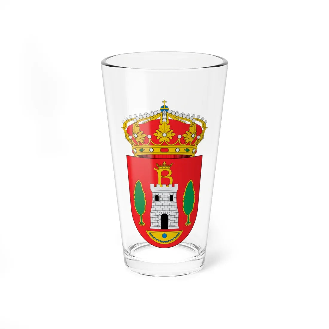Escudo de Bulbuente (Spain) (Coat of Arms) Pint Glass 16oz 16oz - Go Mug Yourself