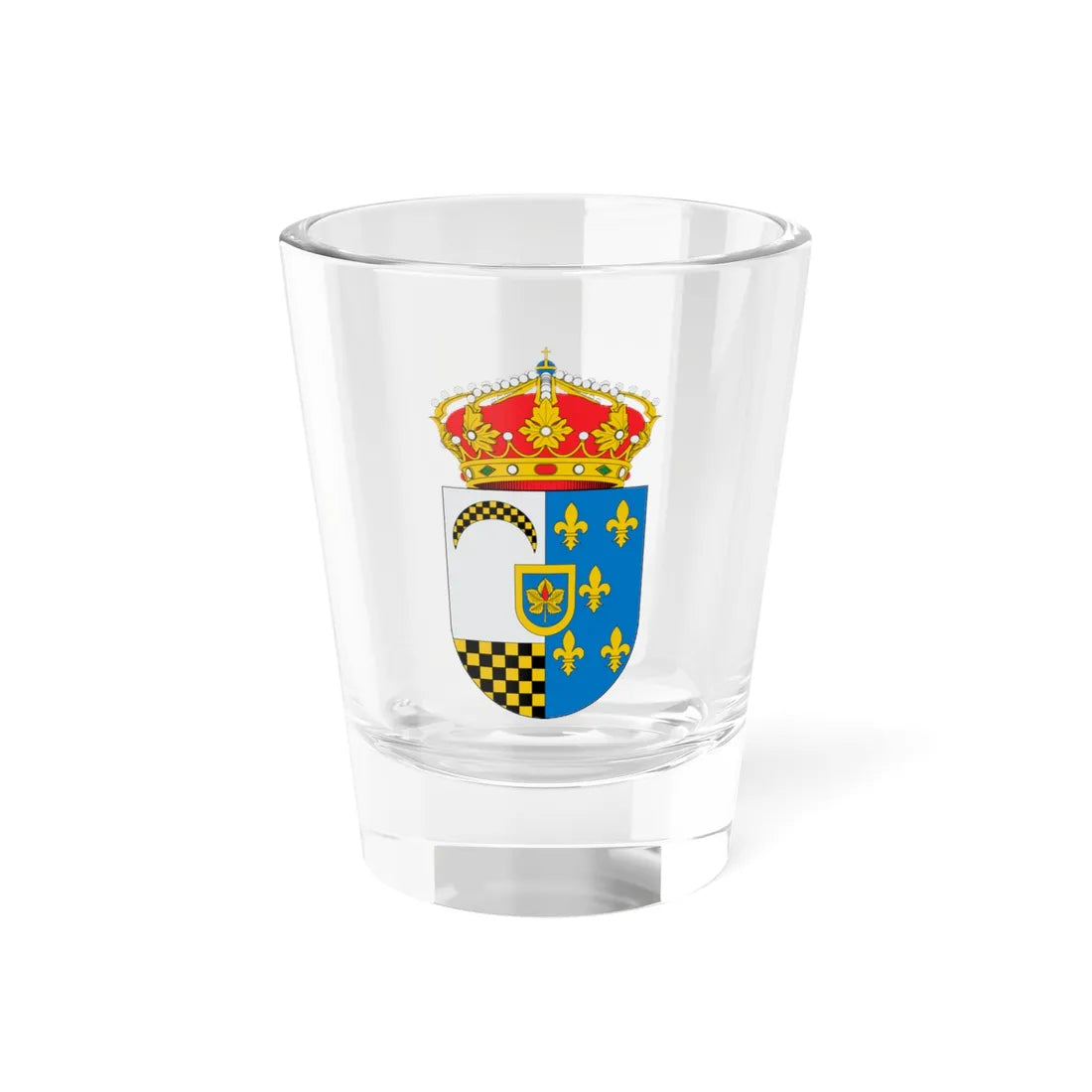 Escudo de Bureta (Spain) (Coat of Arms) Shot Glass 1.5oz 1.5oz - Go Mug Yourself
