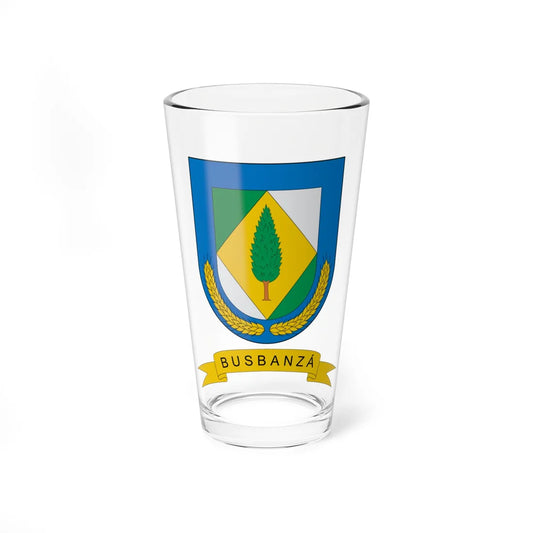 Escudo de Busbanzá (Colombia) (Coat of Arms) Pint Glass 16oz 16oz - Go Mug Yourself