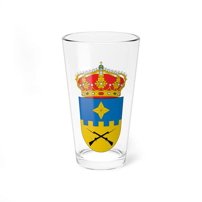 Escudo de Cabañas de Ebro (Spain) (Coat of Arms) Pint Glass 16oz 16oz - Go Mug Yourself