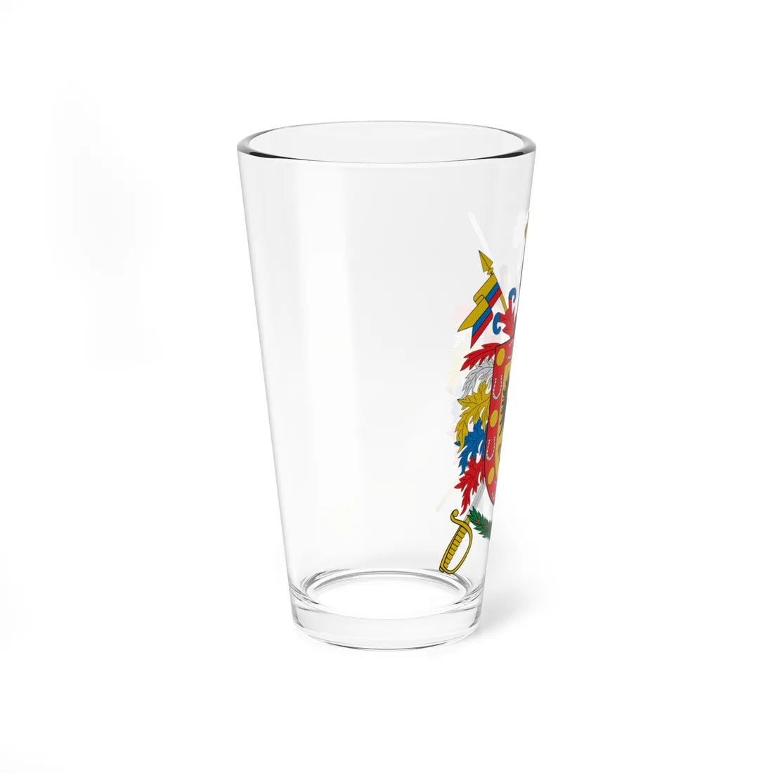 Escudo de Caballeria-Colombia (Colombia) (Coat of Arms) Pint Glass 16oz - Go Mug Yourself