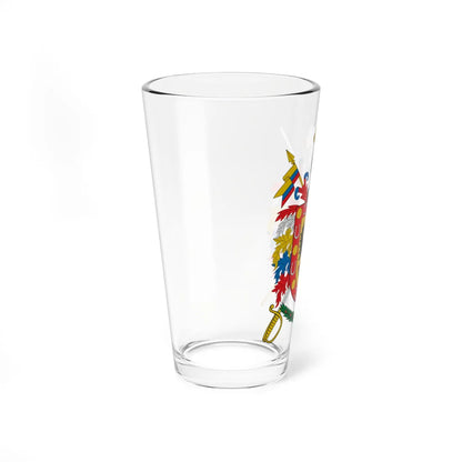 Escudo de Caballeria-Colombia (Colombia) (Coat of Arms) Pint Glass 16oz - Go Mug Yourself
