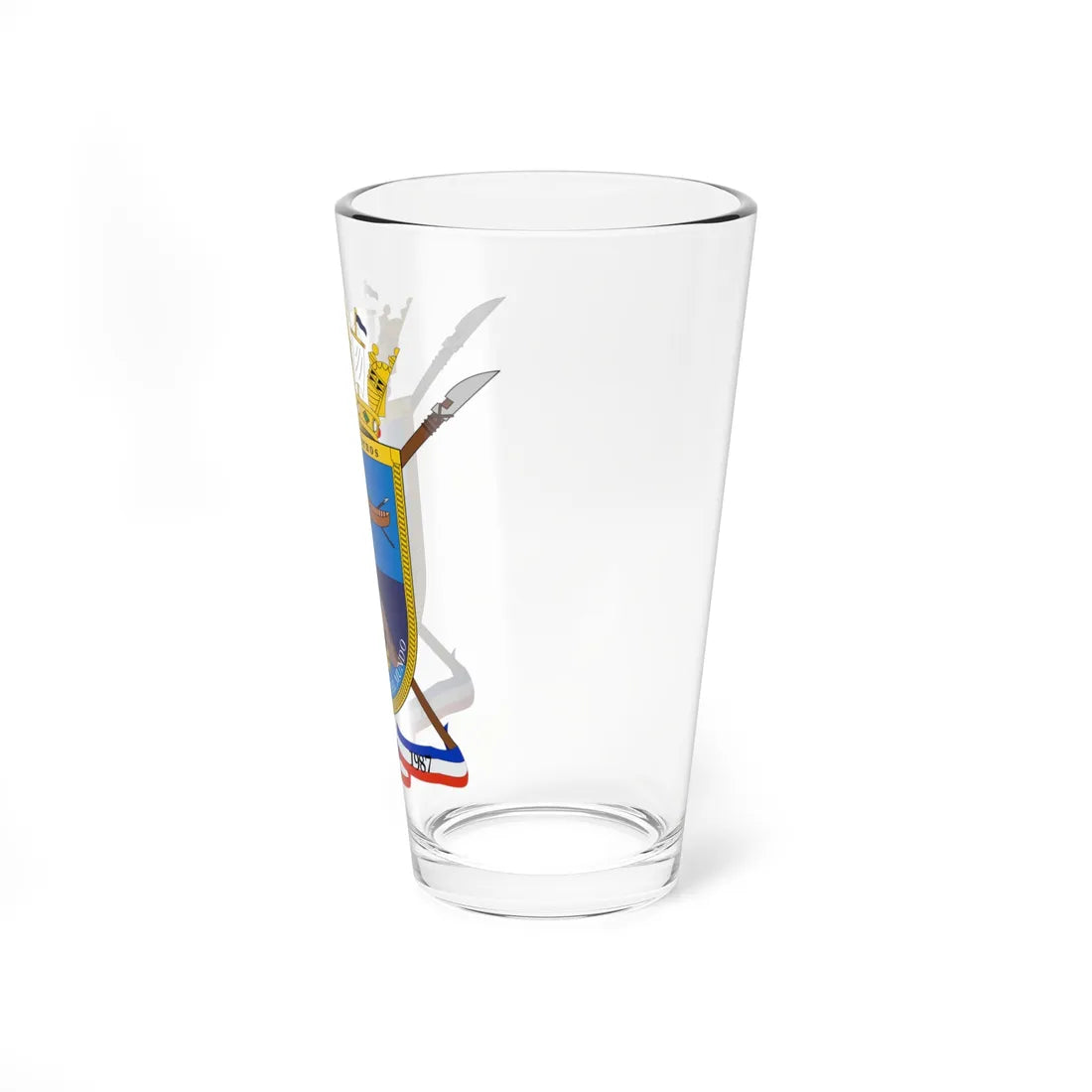 Escudo de Cabo de Hornos (Chile) (Coat of Arms) Pint Glass 16oz - Go Mug Yourself