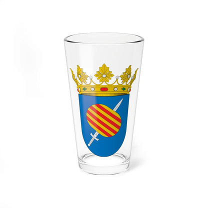 Escudo de Cabra de Mora (Spain) (Coat of Arms) Pint Glass 16oz 16oz - Go Mug Yourself