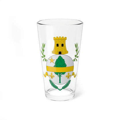 Escudo de Cabrera Santander (Colombia) (Coat of Arms) Pint Glass 16oz 16oz - Go Mug Yourself
