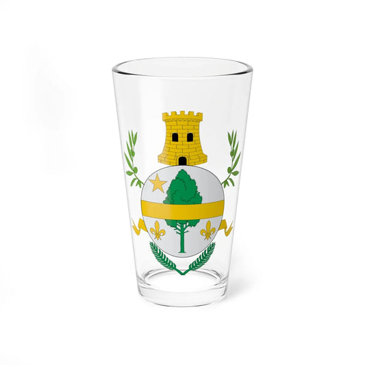 Escudo de Cabrera Santander (Colombia) (Coat of Arms) Pint Glass 16oz 16oz - Go Mug Yourself