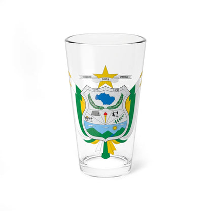 Escudo de Caicedo (Colombia) (Coat of Arms) Pint Glass 16oz 16oz - Go Mug Yourself