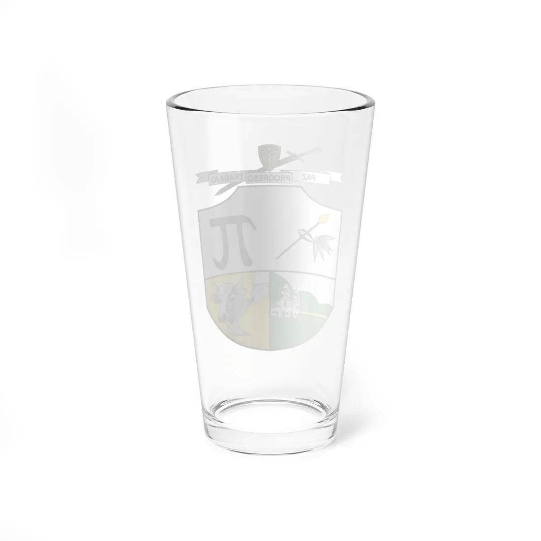 Escudo de Cajamarca - Tolima (Colombia) (Coat of Arms) Pint Glass 16oz - Go Mug Yourself