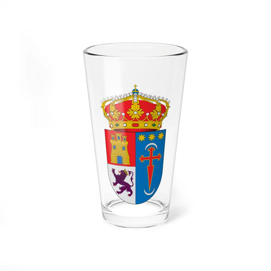 Escudo de calañas (Spain) (Coat of Arms) Pint Glass 16oz 16oz - Go Mug Yourself