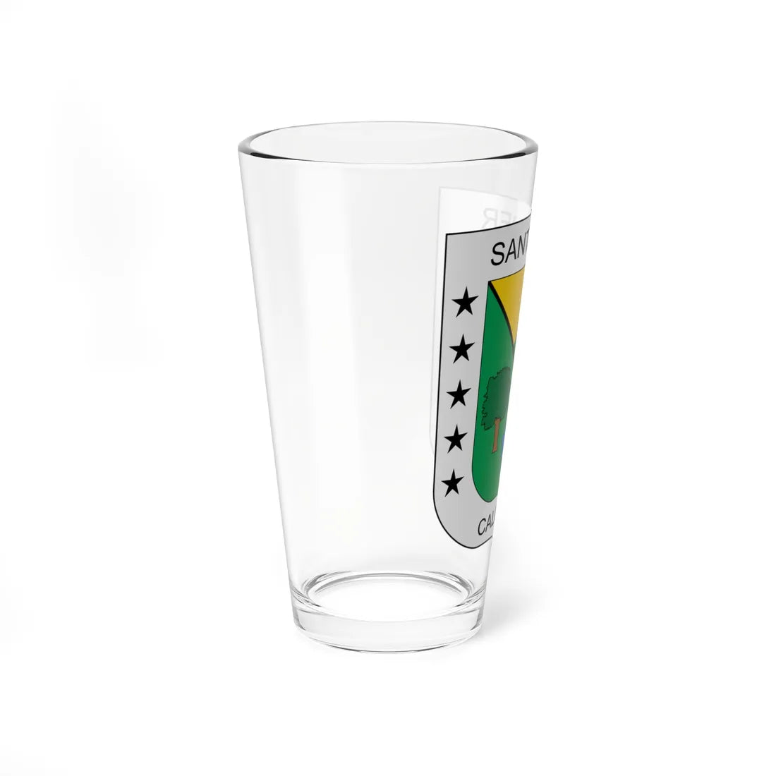 Escudo de California Santander (Colombia) (Coat of Arms) Pint Glass 16oz - Go Mug Yourself
