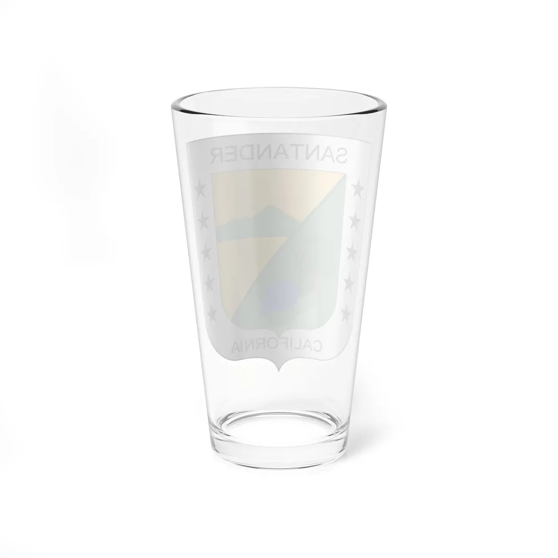 Escudo de California Santander (Colombia) (Coat of Arms) Pint Glass 16oz - Go Mug Yourself