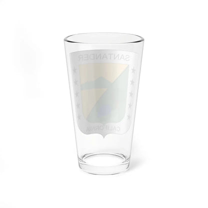Escudo de California Santander (Colombia) (Coat of Arms) Pint Glass 16oz - Go Mug Yourself