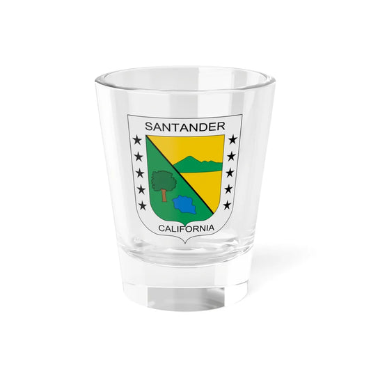 Escudo de California Santander (Colombia) (Coat of Arms) Shot Glass 1.5oz 1.5oz - Go Mug Yourself