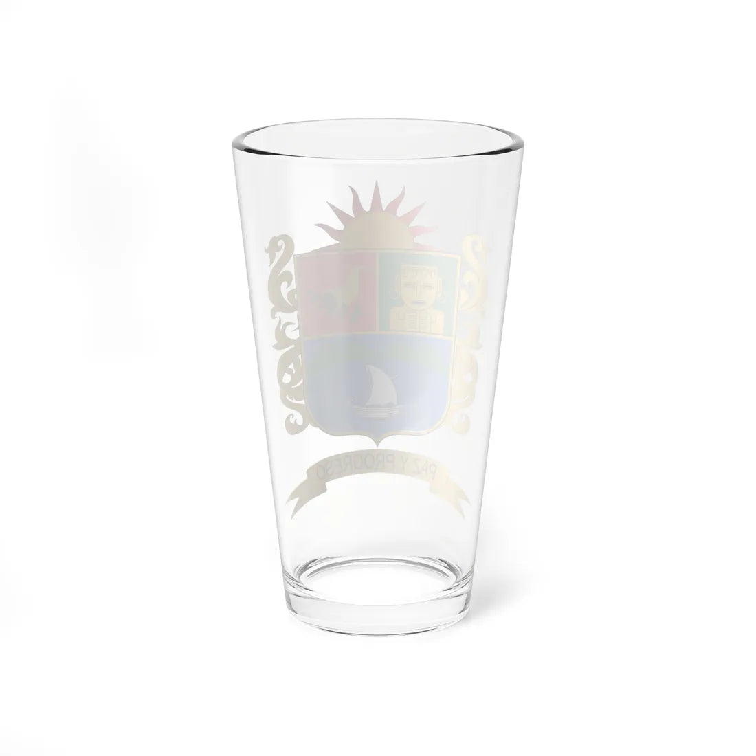 Escudo de Calima-El Darién (Colombia) (Coat of Arms) Pint Glass 16oz - Go Mug Yourself