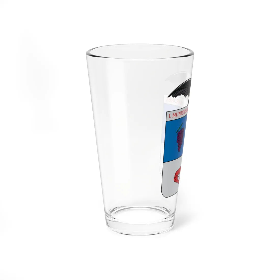 Escudo de Camarones Chile (Chile) (Coat of Arms) Pint Glass 16oz - Go Mug Yourself