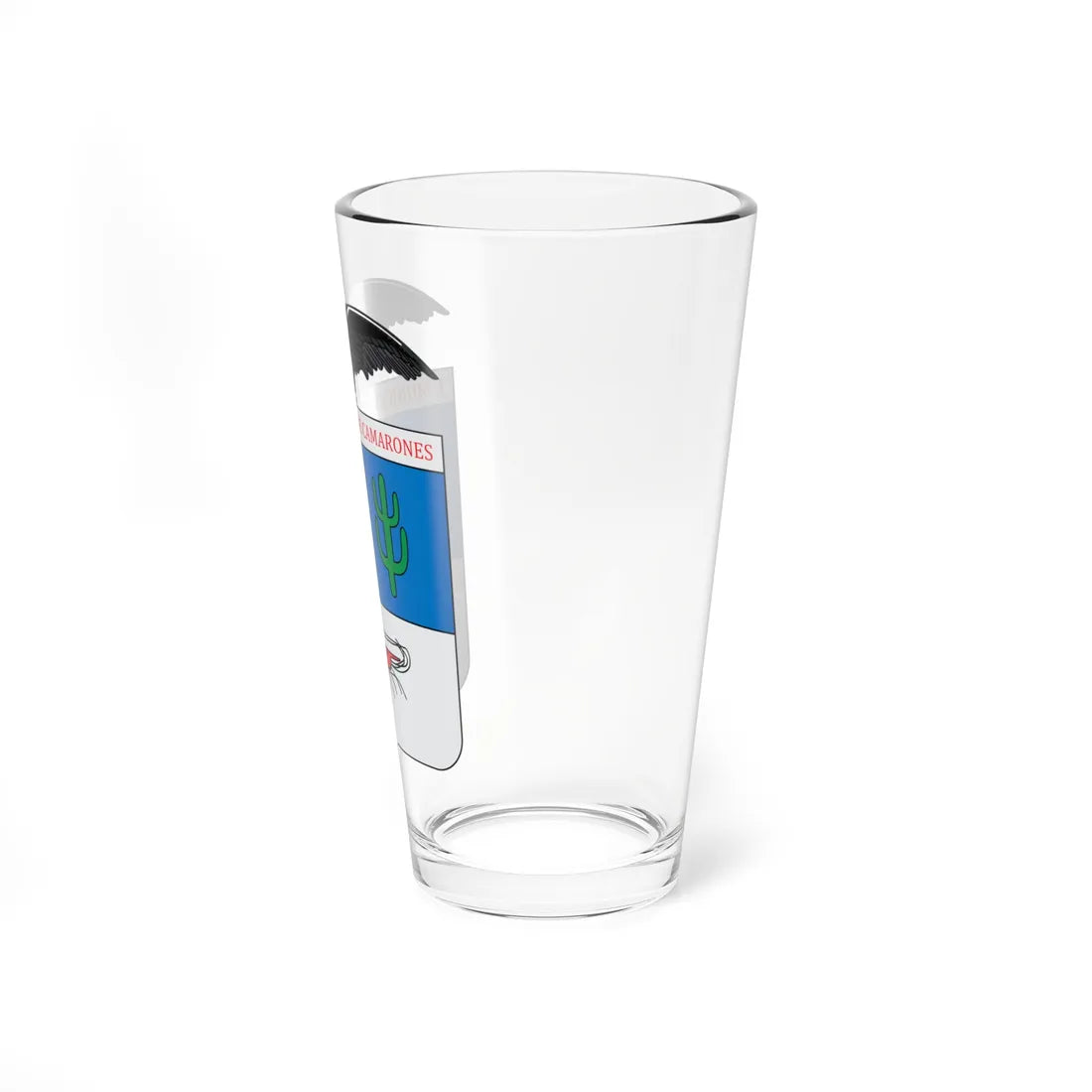 Escudo de Camarones Chile (Chile) (Coat of Arms) Pint Glass 16oz - Go Mug Yourself