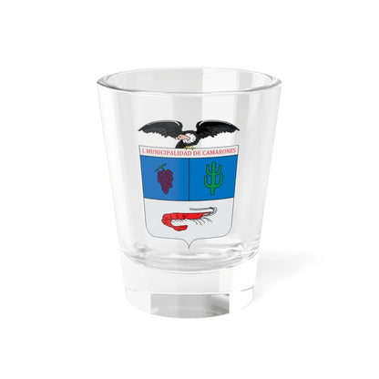 Escudo de Camarones Chile (Chile) (Coat of Arms) Shot Glass 1.5oz 1.5oz - Go Mug Yourself