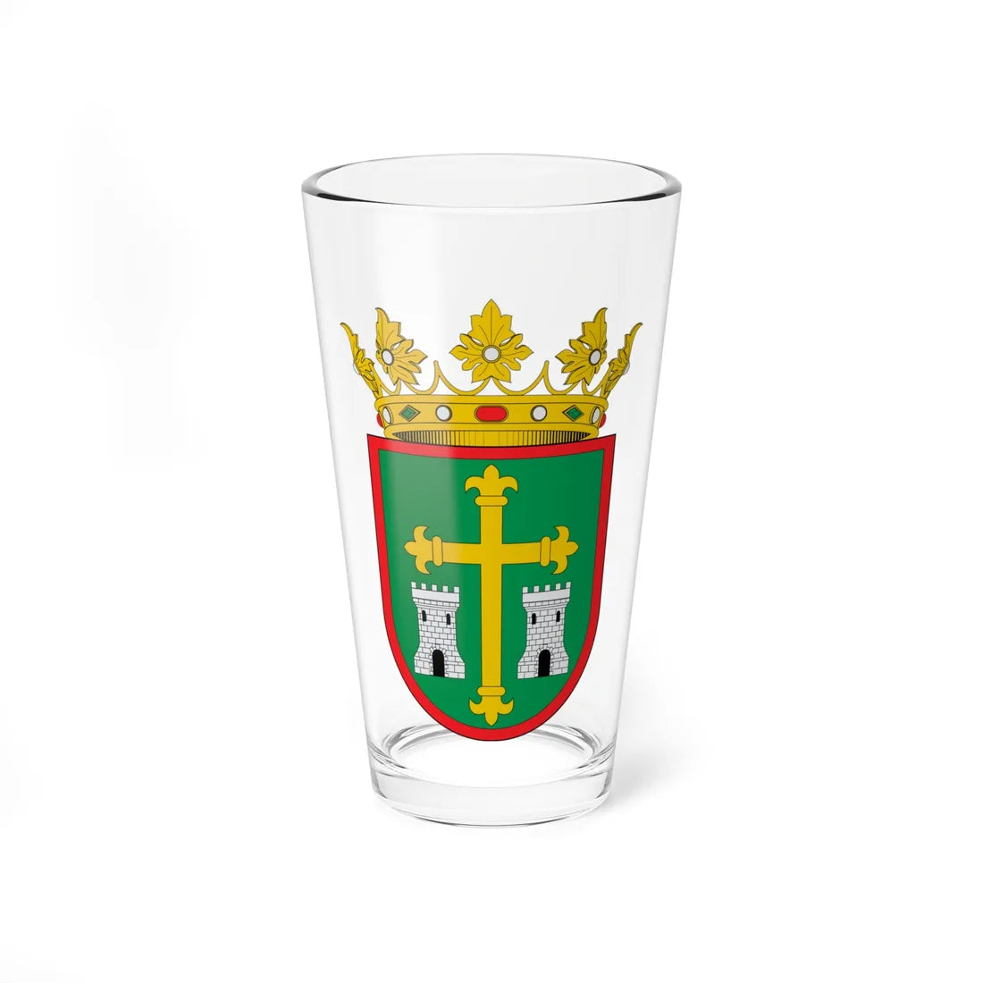 Escudo de Campezo (Spain) (Coat of Arms) Pint Glass 16oz 16oz - Go Mug Yourself
