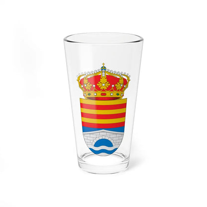 Escudo de Camporrells (Spain) (Coat of Arms) Pint Glass 16oz 16oz - Go Mug Yourself